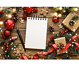   Copy Space, Christmas, Wish List