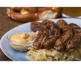   Sausage, Nuremberger, Street Food