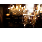   Sparkling, New Year's Eve, Champagne, Countdown