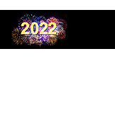   Silvester, Feuerwerk, 2022