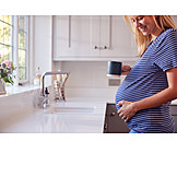   Woman, Happy, Pregnancy, Pregnant