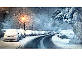  Winter, Cars, Snowed