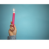   Birthday, Candle, Candlelight
