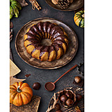   Thanksgiving, Chocolate Icing, Pumpkin Pie