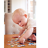   Toddler, Reaching, Jigsaw Puzzle