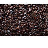   Hintergrund, Kaffeebohne