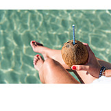   Beverage, Vacation, Coconut