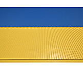   Sky, Blue, Yellow, Roof, Structure