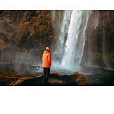   Waterfall, Iceland, Godafoss