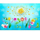   Frühling, Sonnig, Blumenblüte, Spring