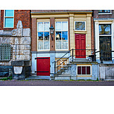  House, Window, Doors, Amsterdam