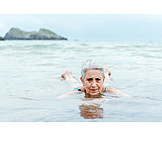   Swim, Bathing, Active Senior