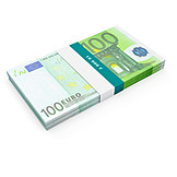   Bargeld, Geldbündel, 100 Euro
