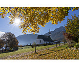   Herbst, Kirche, Aufham