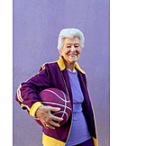   Sporting, Basketball, Agile, Active Senior