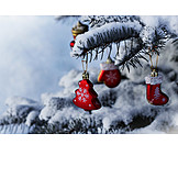   Winter, Tannenbaum, Weihnachtsdekoration