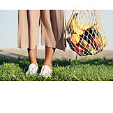   Groceries, Ecologically, Shopping bag, String bag