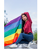   Freedom, Demonstration, Rainbow flag