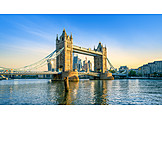   Tower bridge, London, Thames river