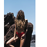   Young Woman, Vacation, Canary Islands