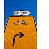   Bicycle, Turn, Center