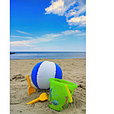   Beach, Toy, Vacation