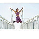   Vitality, Sportswoman, Jumping