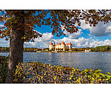   Lake, Autumn, Moritzburg Castle