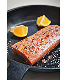   Salmon, Prepared Fish, Salmon Fillet