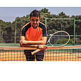   Tennis, Porträt, Tennisspieler