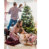   Home, Christmas, Family, Christmas Tree