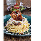   Pasta, Italian Cuisine, Spaghetti Carbonara
