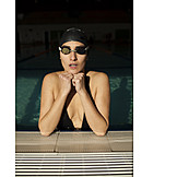   Portrait, Swimming Goggles, Swimmer