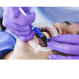   Teeth, Dentition, Patient, Gel, Dentist, Applying