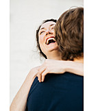   Couple, Laughing, Happy