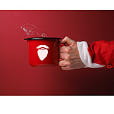   Cup, Santa Clause, Hot Drink