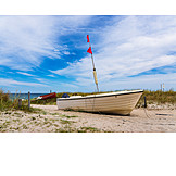   Beach, Baltic Sea, Fishing Boat