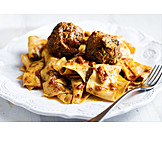   Meatballs, Pappardelle