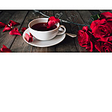   Mothers Day, Tea, Red Roses