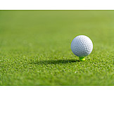   Golfball, Golfsport, Golfrasen