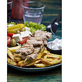   Griechische Küche, Barbecue, Souvlaki