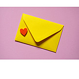   Herz, Valentinstag, Post, Briefumschlag