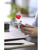   Love, Heart, Online, Online Dating