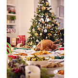   Christmas Tree, Feast, Christmas Dinner