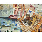   Geld, Euro, Bargeld