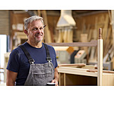   Portrait, Carpenter, Carpenter, Carpentry