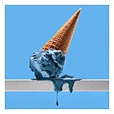   Summer, Drop, Ice cream, Ice cream cone