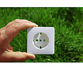   Electricity, Green Electricity, Plug, Ecologically