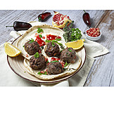   Fleischbällchen, Arabische Küche, Kofta Kebabs