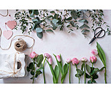   Copy Space, Flowers, Mothers Day, Frame